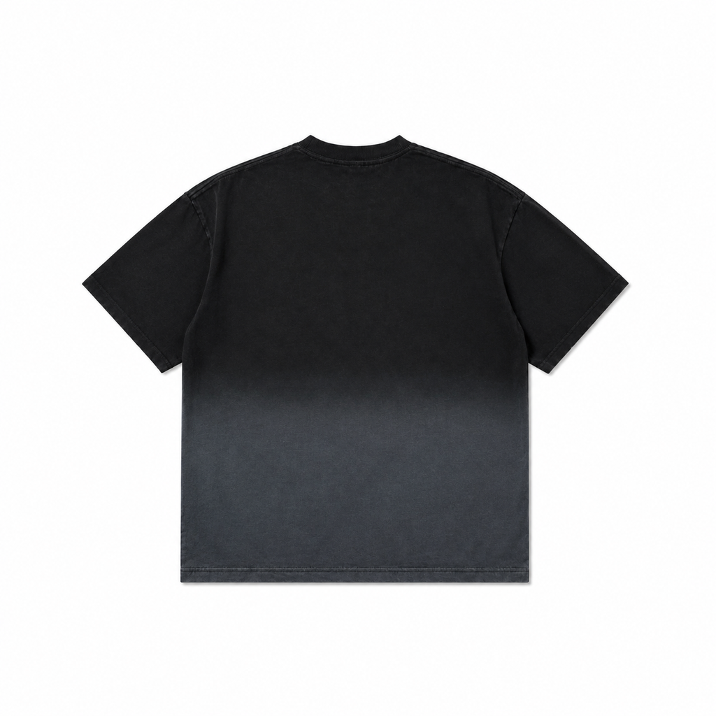 Ombre Wash Never Give Up Tee